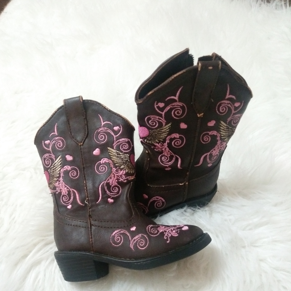 Little girl Roper boots